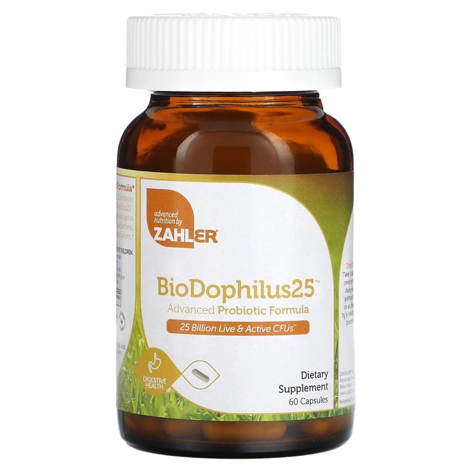 Biodophilus25, Geavanceerde Probiotische Formule, 25 Miljard CFU, 60 Capsules