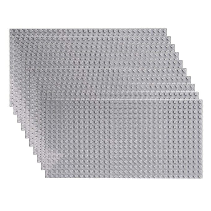 10 stuks 16x32 punten Klassieke Basisplaten DlY Plastic Bakstenen Basisplaten StadAfmetingen Bouwstenen Figuren Constructiespeelgoed 10pcs16x32