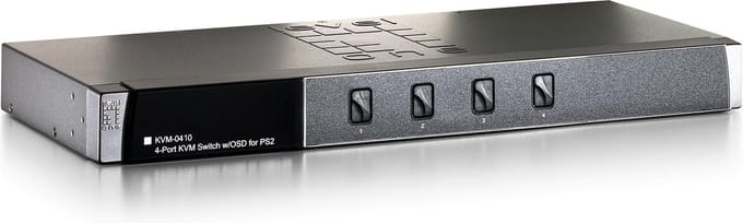 LevelOne KVM-0410 4-Port KVM Switch with OSD for PS/2
