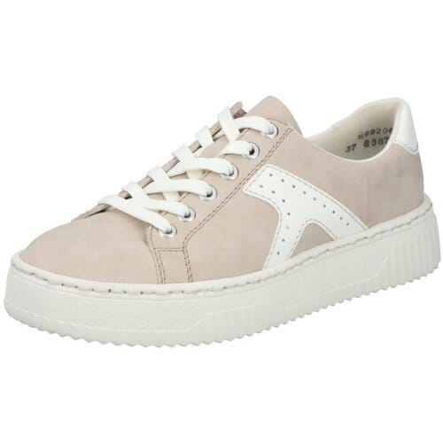 Rieker dames plateausneaker beige