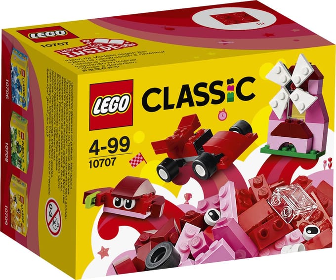 LEGO Classic Rode creatieve doos 10707