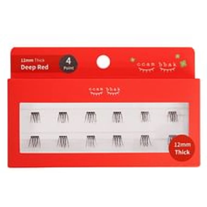 ccam bbak - Original Eyelash 4 Points - 9 Types 12mm Thick
