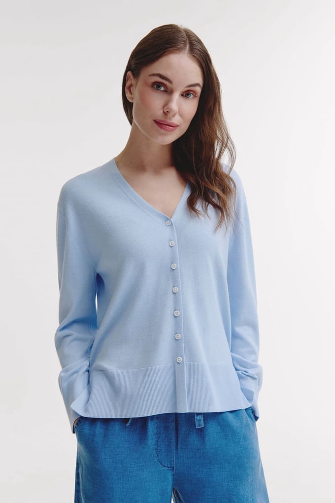 Josephine & Co Berco Cardigan Light Blue Größe: M | Cardigans Outlet | Damen | Blau