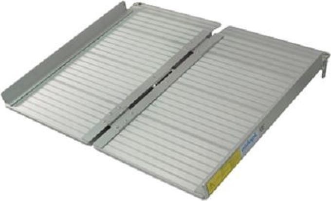 Aidapt Rijplaat rolstoel - 74cm breed, 61cm lang - Grijs