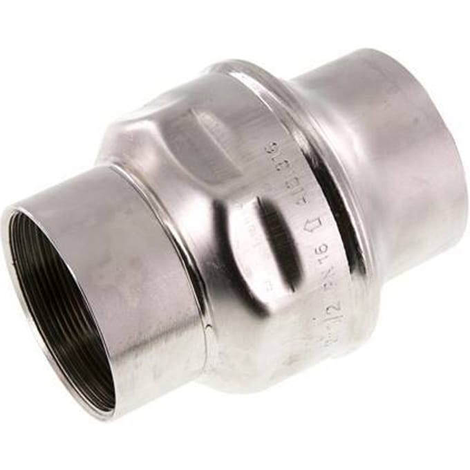 G2-1/2'' RVS 316 Terugslagklep FKM  (Lichte Veer) 0.03-16bar - CLIS4E - CLIS4E-212