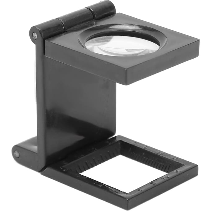 Opvouwbaar Vergrootglas 3 Voudig 10X Optische Glaslens Klein Zakvergrootglas voor Senioren