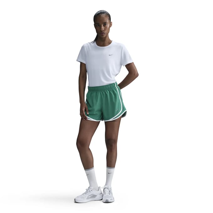Nike Tempo Dri-fit Dames Training Shirt Hq0648-100 - Kleur Wit-multicolour - Maat M
