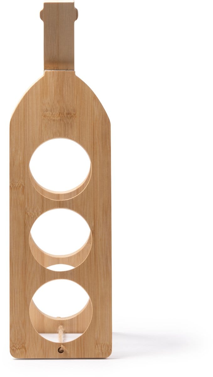 Bamboe wijn-flessenrek