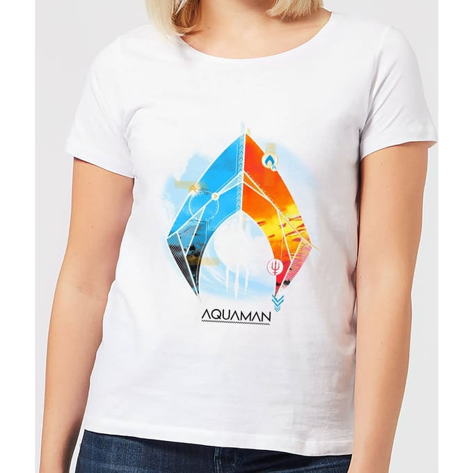 Aquaman Back To The Beach dames t-shirt - Wit - M
