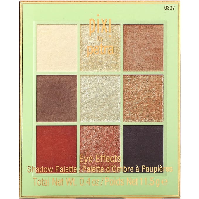 Pixi Beauty, Eye Effects, Palette d'ombres à paupières, Hazelnut Haze, 11,5 g (0,4 oz) beige