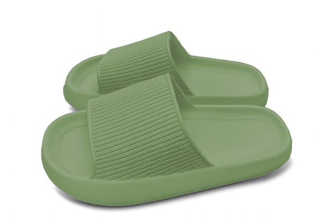 Lucovitaal Badslippers Groen 35-36