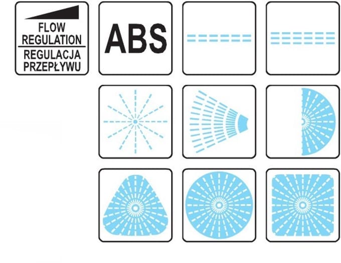 Yato - Tuinsproeier - 8 Functies - Statisch - ABS Basis