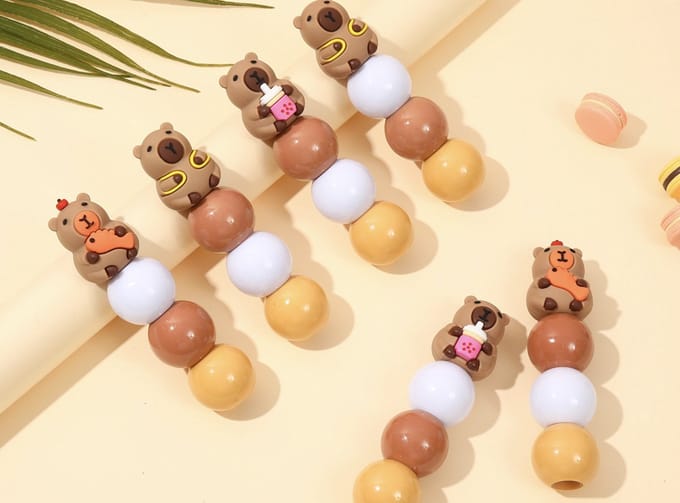 iTotal Yellow Highlighters “CAPYBARA” gele markeerstiften