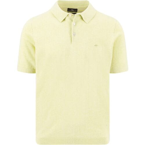 Fynch-Hatton Polo Uni Color Shortsleeve Air Cotton Pear / male
