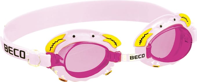 BECO kinder zwembril Palma - krab design - roze - 4+
