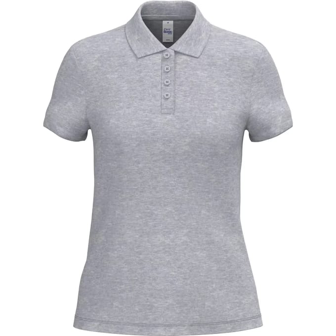 Biologisch pique polo voor dames iDeal Basic Brand