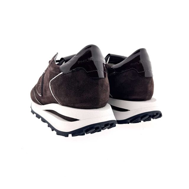 Philippe Model Tropez Haute Low Woman Sneakers - Suède - Dames - Bruin - Maat 41