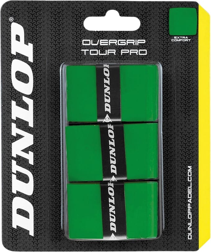 Dunlop Tennis / Padel Overgrip - Groen - 3 pack