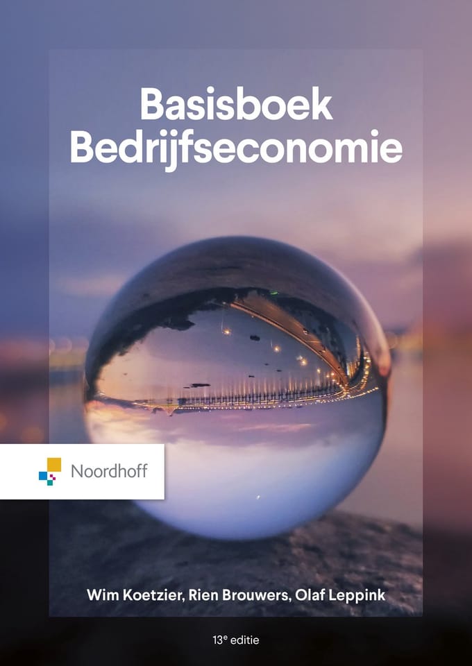 Basisboek Bedrijfseconomie - Wim Koetzier