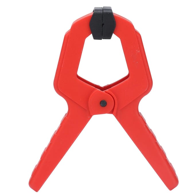 Veerklemmen Overslaande Veer Zachte Rubber Handgreep Technische Kunststoffen Achtergrondklemmen red
