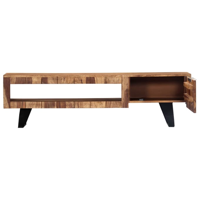 vidaXL Tv meubel 140x30x40 massief acaciahout