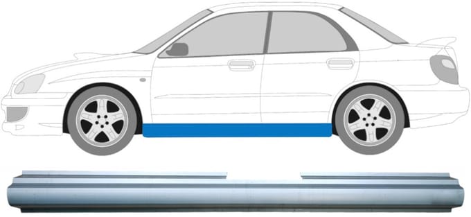 Reparatie dorpel voor Subaru Impreza GD GG 2000-2007 / Links