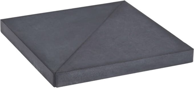 vidaXL - Parasolvoetplaat - vierkant - 15 - kg - graniet - zwart