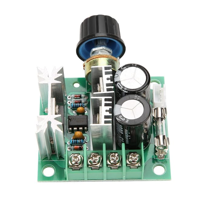 12V40V 10A PWM DC Motorregelaar Traploze Variabele Snelheid Schakelaar Module