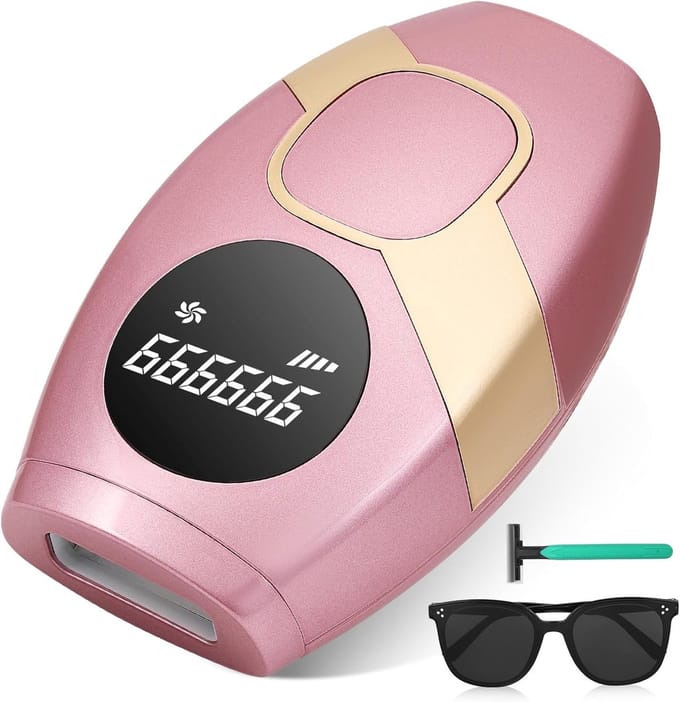 Laser Ontharingsapparaat - IPL Ontharing - Mannen & Vrouwen - Roze met Goud