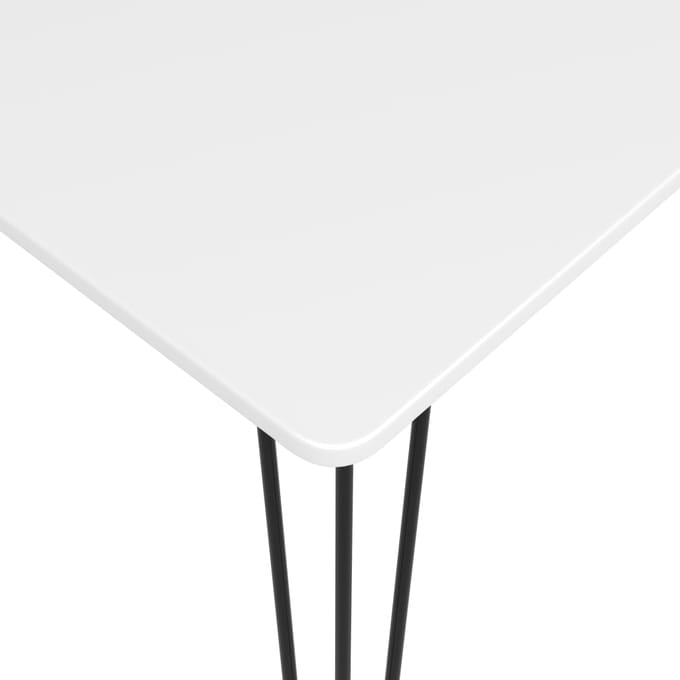 vidaXL - 7-delige - Barset - wit - en - zwart