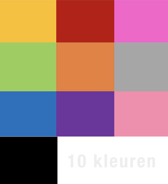 Mixpakket - A2 - 220 GM - 10 kleuren x 5 vel (50 vel)