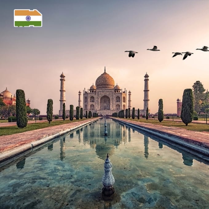 InternationalSIM Data Simkaart India - 3 GB - 30 dagen