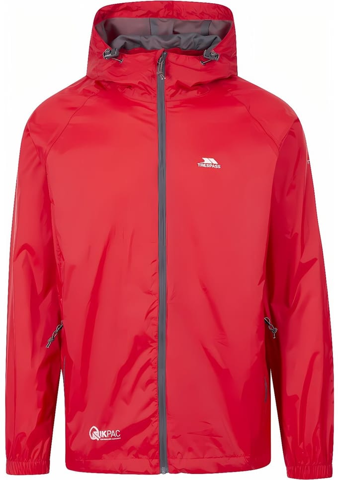 Waterdichte hoodie met rits Trespass Qikpac