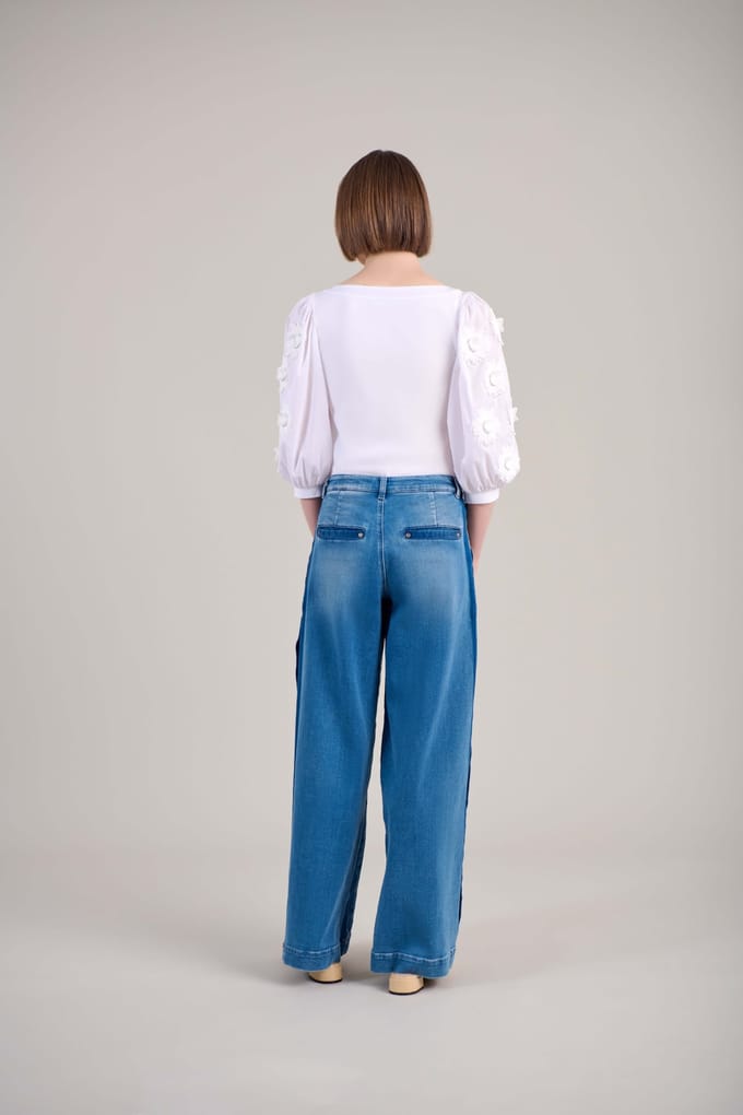 Anne Fontaine Cathia White Taglia: 36 | Maglie a manica lunga Outlet | Donna | Bianco