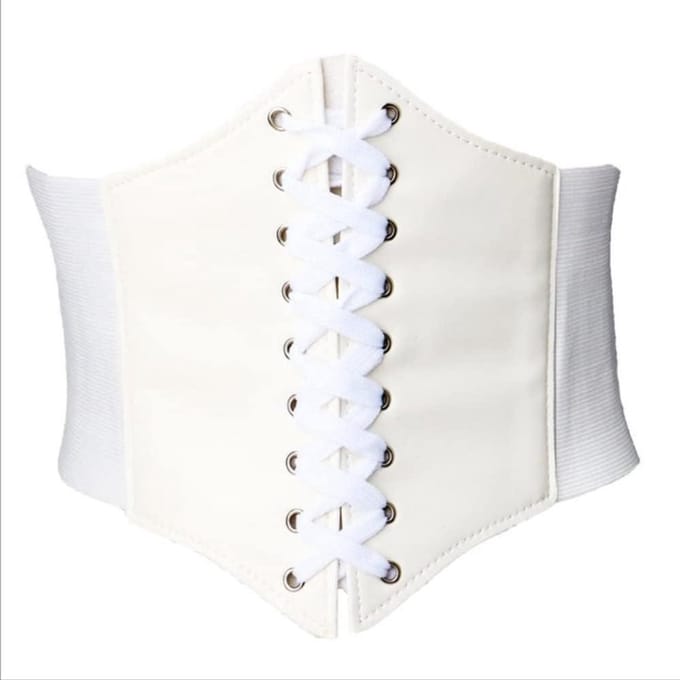 Dames Riem - Corset Riem - Outfit Completeren - Extra Brede Band - Verstelbaar - Zwart