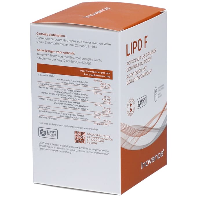 Inovance Lipo F+ 90 tabletten