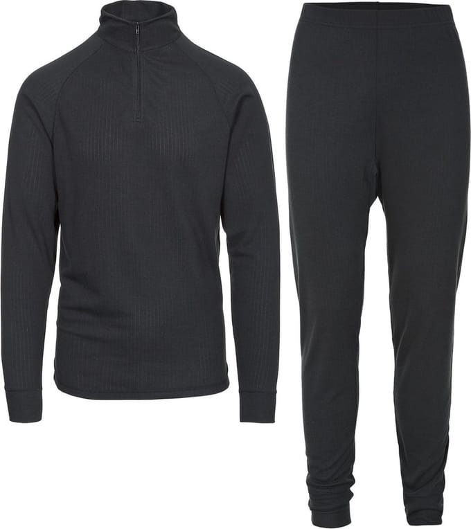 Trespass functionele onderkleding Unite360 - Base Layer-set voor volwassenen, zwart X