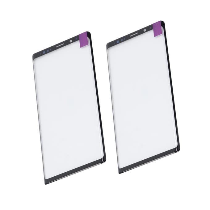 2 STUKS Buitenste Scherm Vervanging voor Galaxy Note 9 Telefoon Buitenste Glas Scherm met OCA white