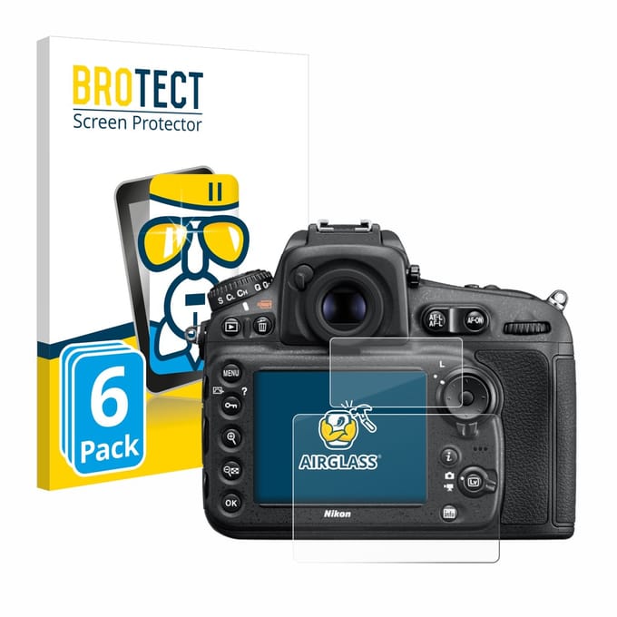 Screenprotector 6 Stuks voor Nikon D810 Beschermglas transparant