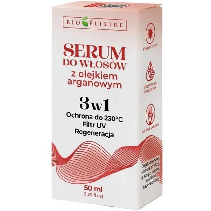 Bioelixire Sérum à l'huile d'argan pour cheveux 3 en 1 50ml