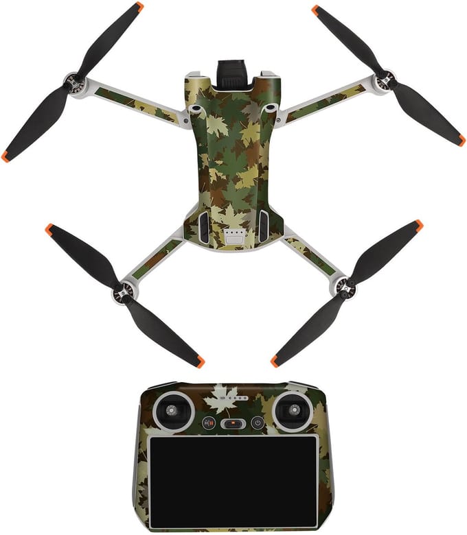 Stickerset - Maple Camo - Mini 3 Pro en RC Controller