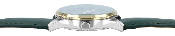 JUST WATCH herenhorloge echt leer datumweergave
