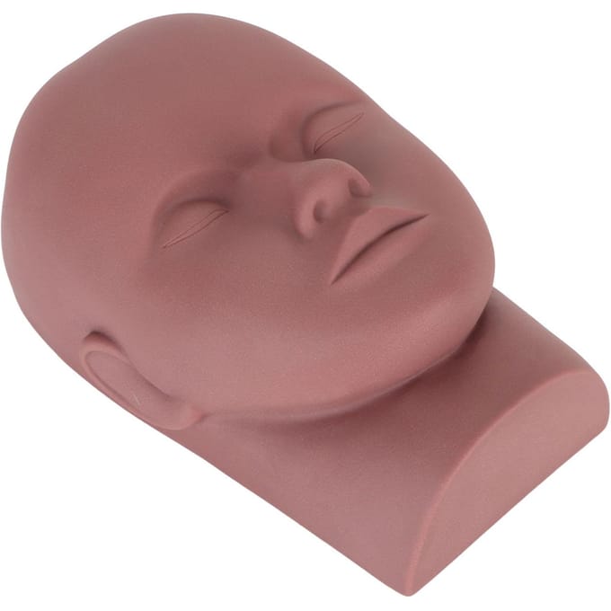 Oefentraining Mannequin Hoofd Veelzijdig Wasbaar Herbruikbaar Draagbaar Mannequin Hoofd Model voor brown