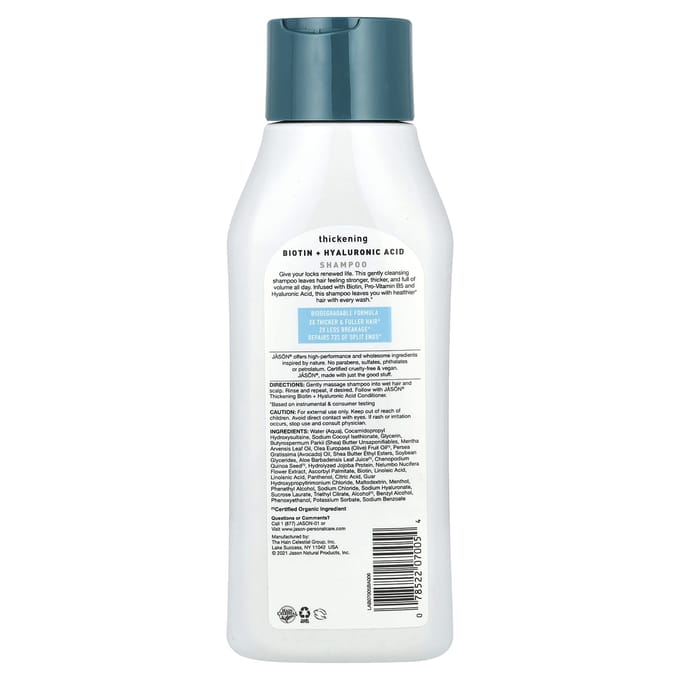Sick & Restore Biotine + Hyaluronzuur Shampoo, 473ml(16 fl oz) white