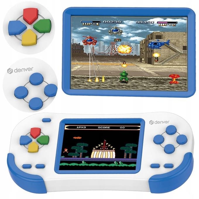 Denver Retro Game Console - 200 spellen - Spelcomputer voor Kinderen - GMP295