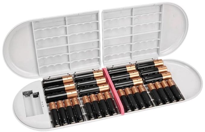 Allecto - Batterijopbergdoos - Draagbare batterijorganizer - Veilig