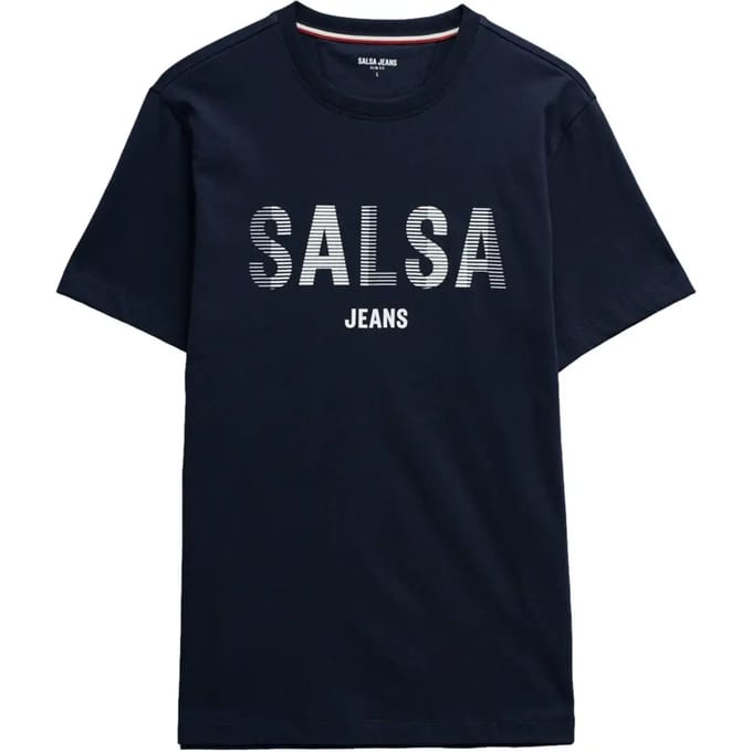 T-shirt met geborduurd logo Salsa Jeans