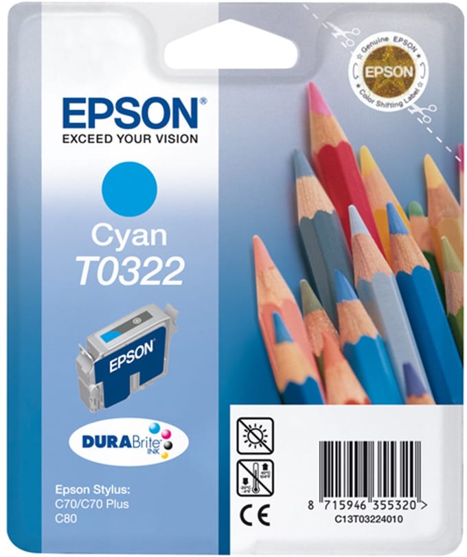 Epson T032 - Inktcartridge / Cyaan