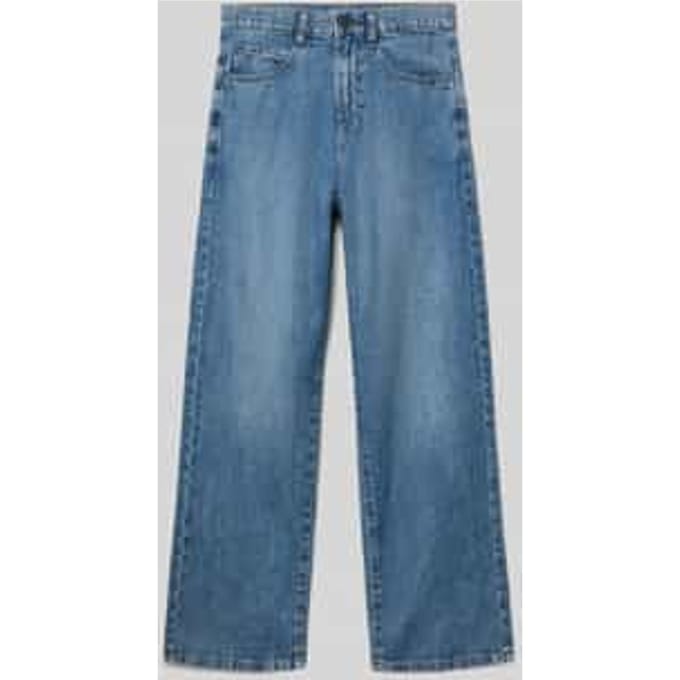 loose fit jeans van puur katoen