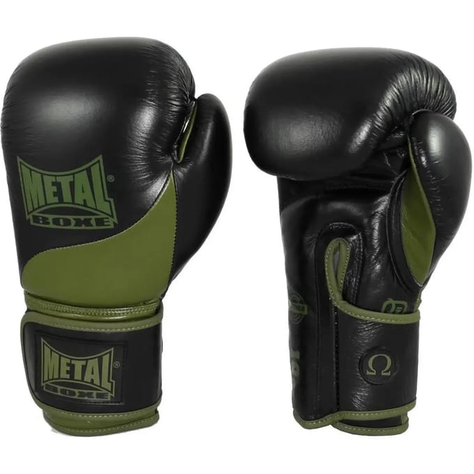 Leren bokshandschoenen Metal Boxe Omega